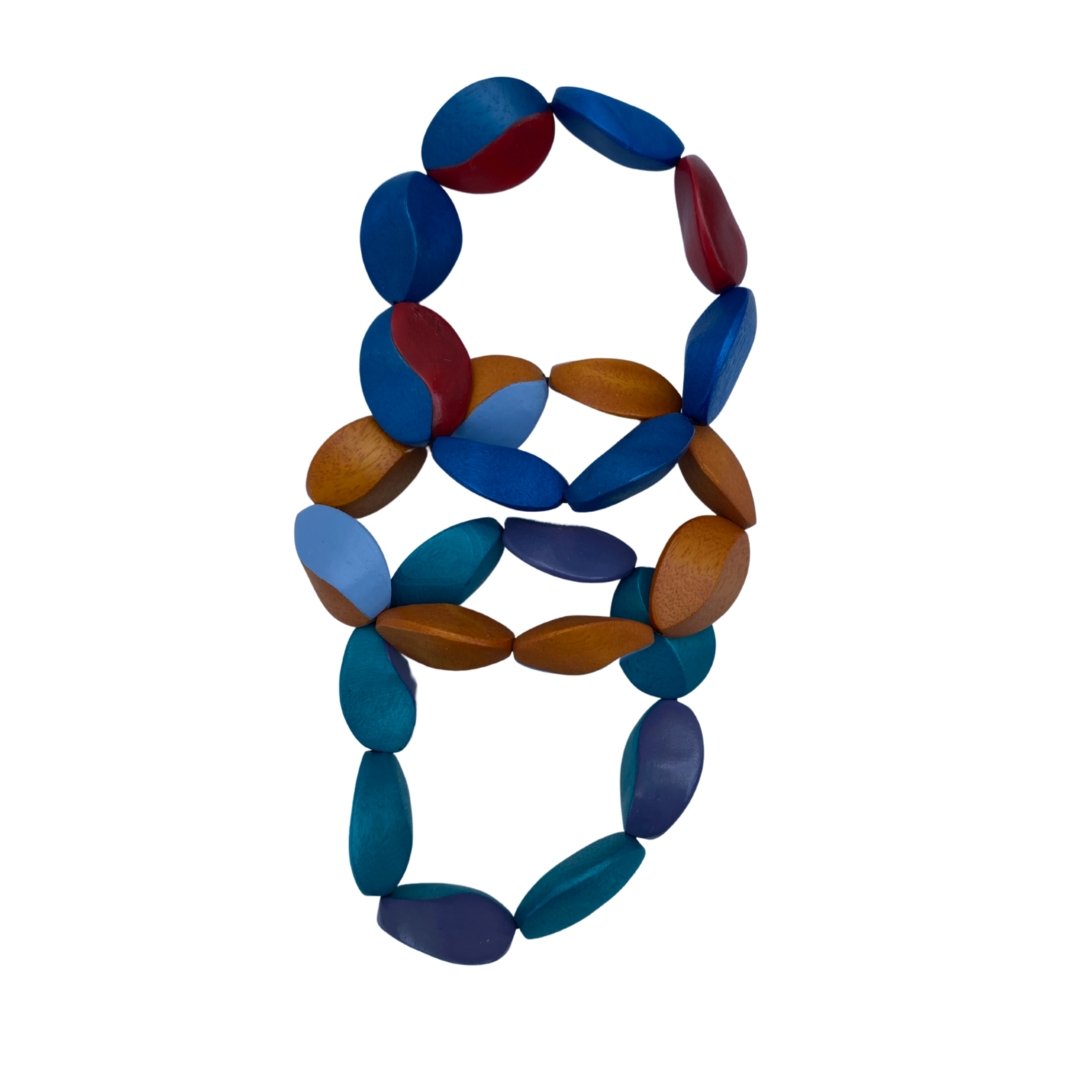 Bracciale legno Ouseburn - ocra - Bijondo