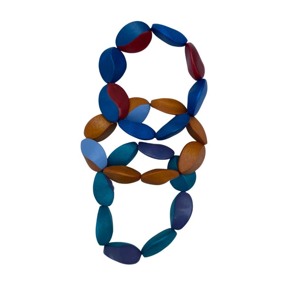 Bracciale legno Ouseburn - ocra - Bijondo