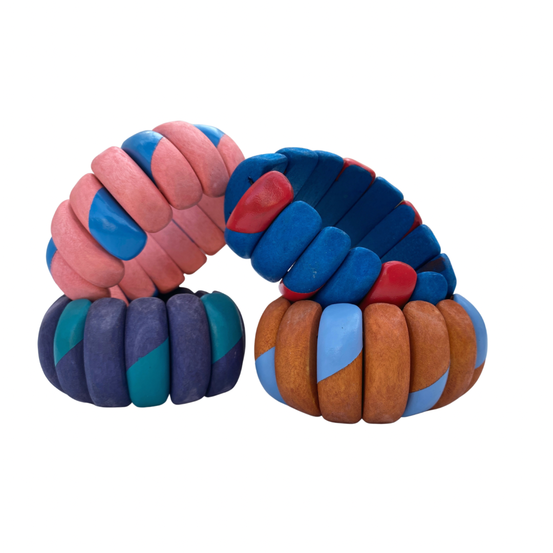 Bracciale legno Surry Hills-ocra-Bijondo