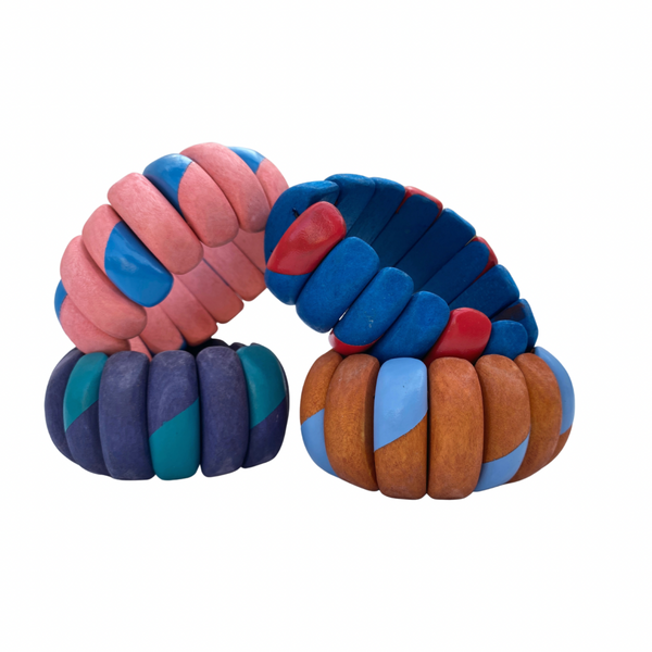 Bracciale legno Surry Hills-ocra-Bijondo