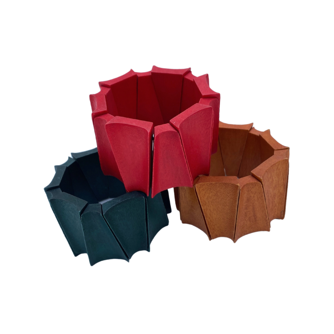 Bracciale legno Villeray-rosso-Bijondo