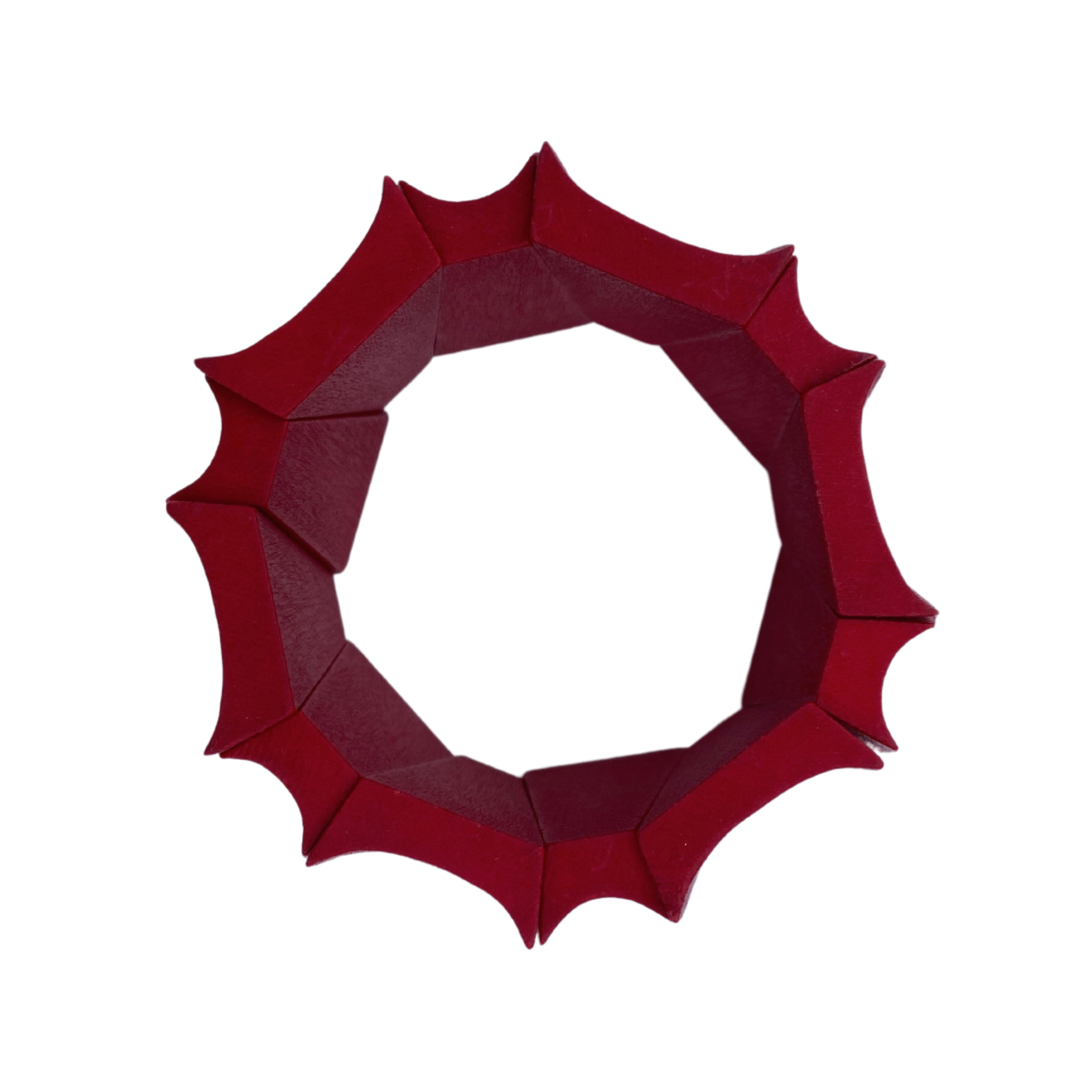 Bracciale legno Villeray-rosso-Bijondo