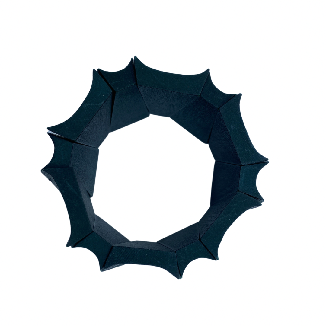 Bracciale legno Villeray-rosso-Bijondo