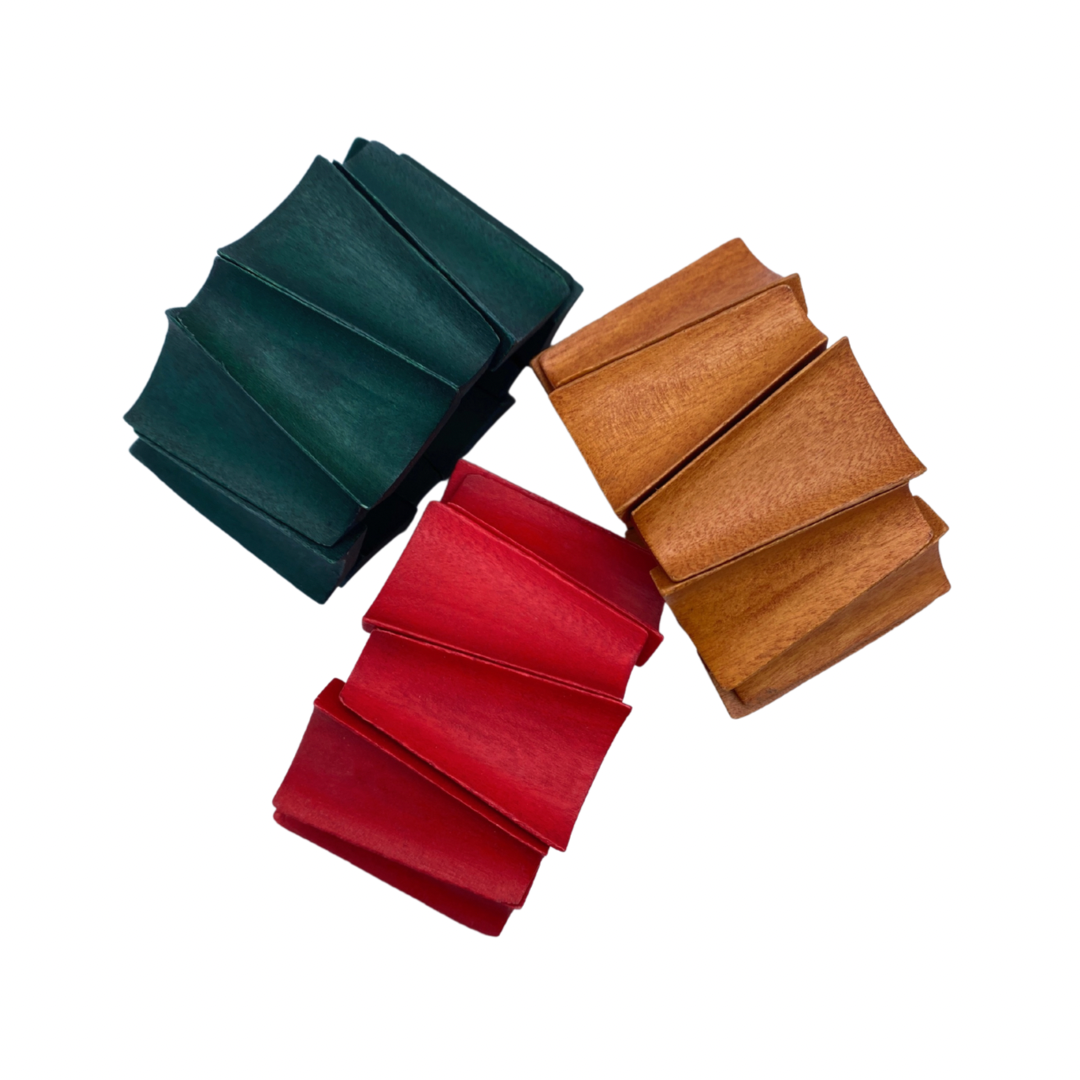 Bracciale legno Villeray-rosso-Bijondo