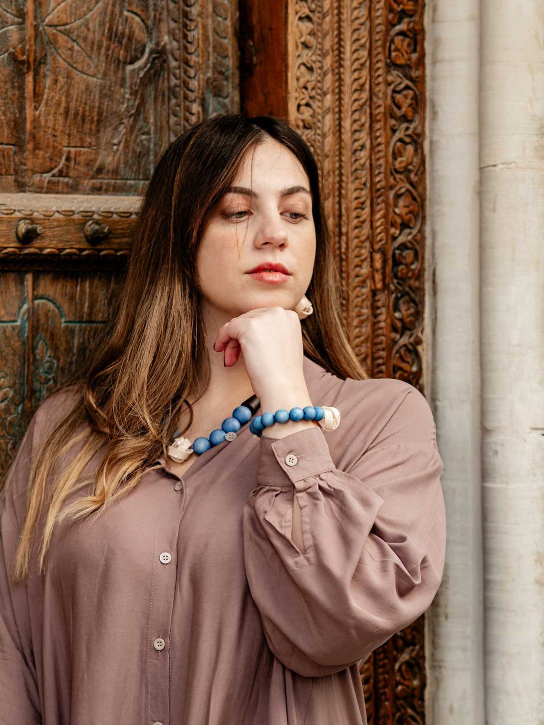 Bracciale legno e resina Tilly-bracciale-Bijondo-Bijondo