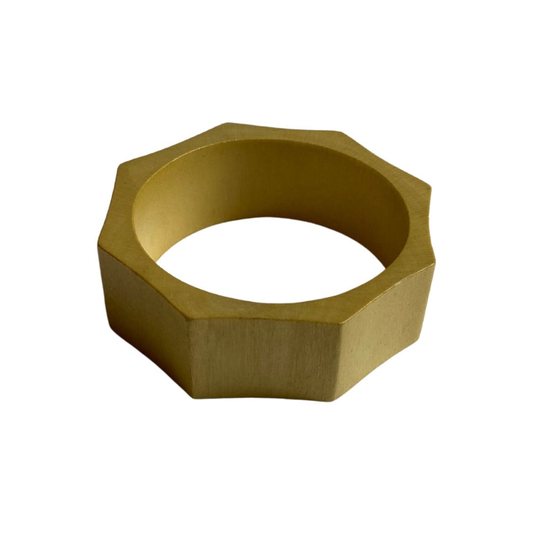 Bracciale rigido legno Judy-giallo-Bijondo