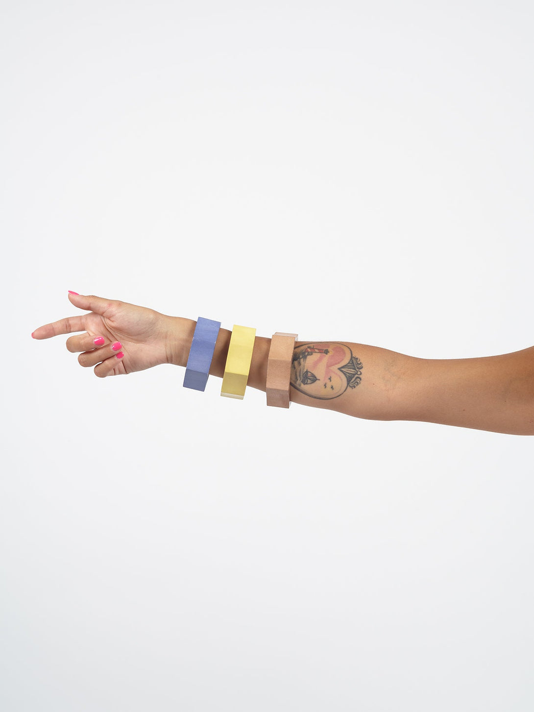 Bracciale rigido legno Judy-lilla-Bijondo