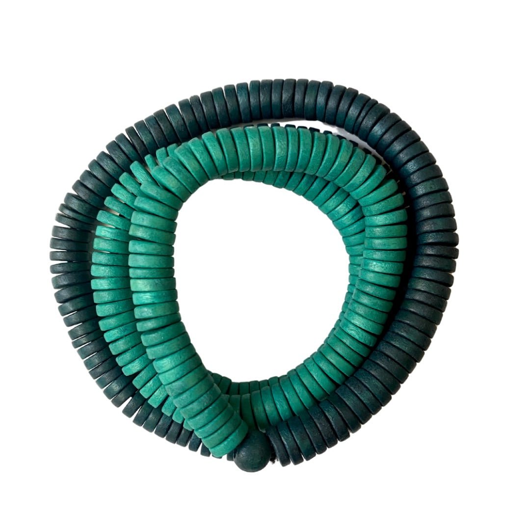 Bracciale Rory legno elastico - glicine - Bijondo