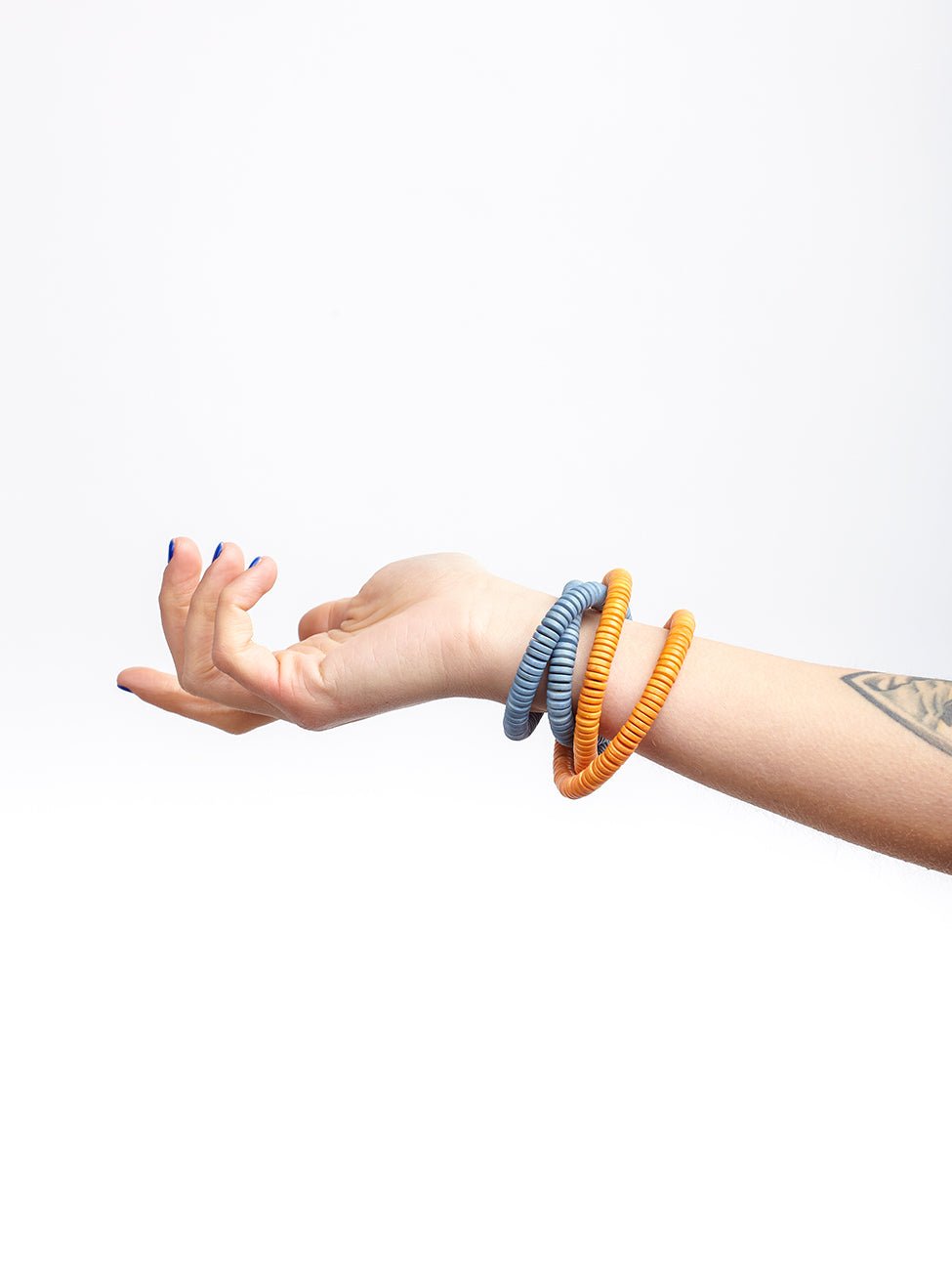 Bracciale Rory legno elastico - caramello - Bijondo