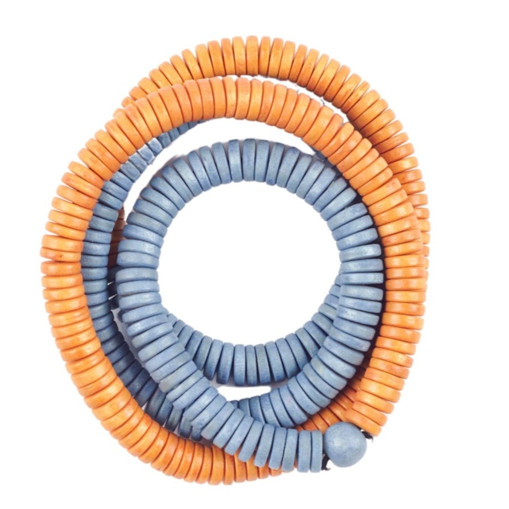 Bracciale Rory legno elastico - giallo narciso - Bijondo