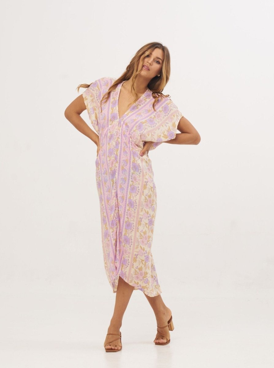 Caftano Camelia - lilla - Bijondo