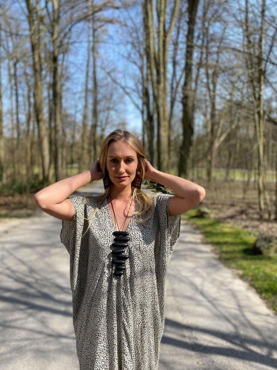 Caftano Camelia - turchese - Bijondo