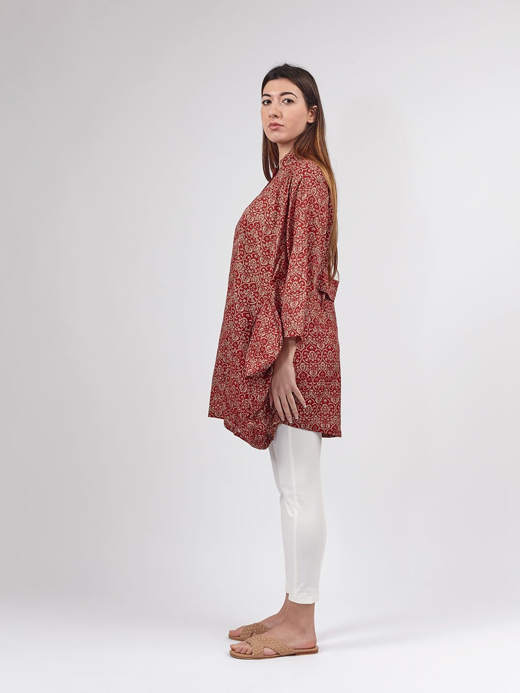 Camicia Jhola Cotone - rosso - Bijondo