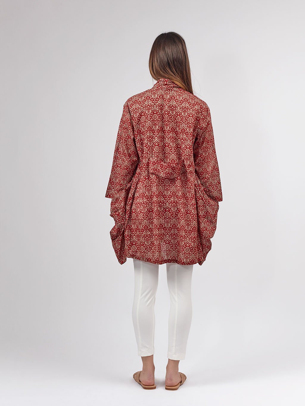 Camicia Jhola Cotone - rosso - Bijondo