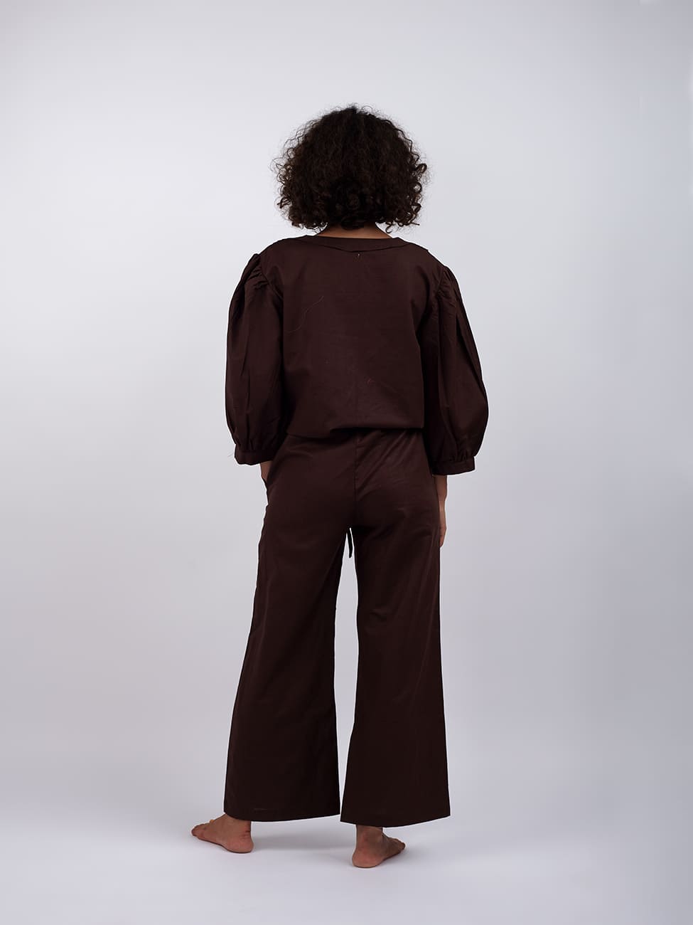 Camicia Lino Jethi - marrone - Bijondo