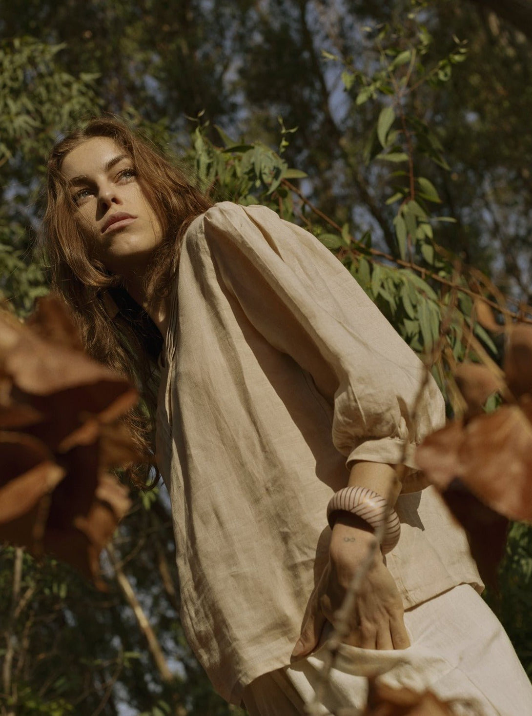 Camicia Lino Jethi - lilla - Bijondo