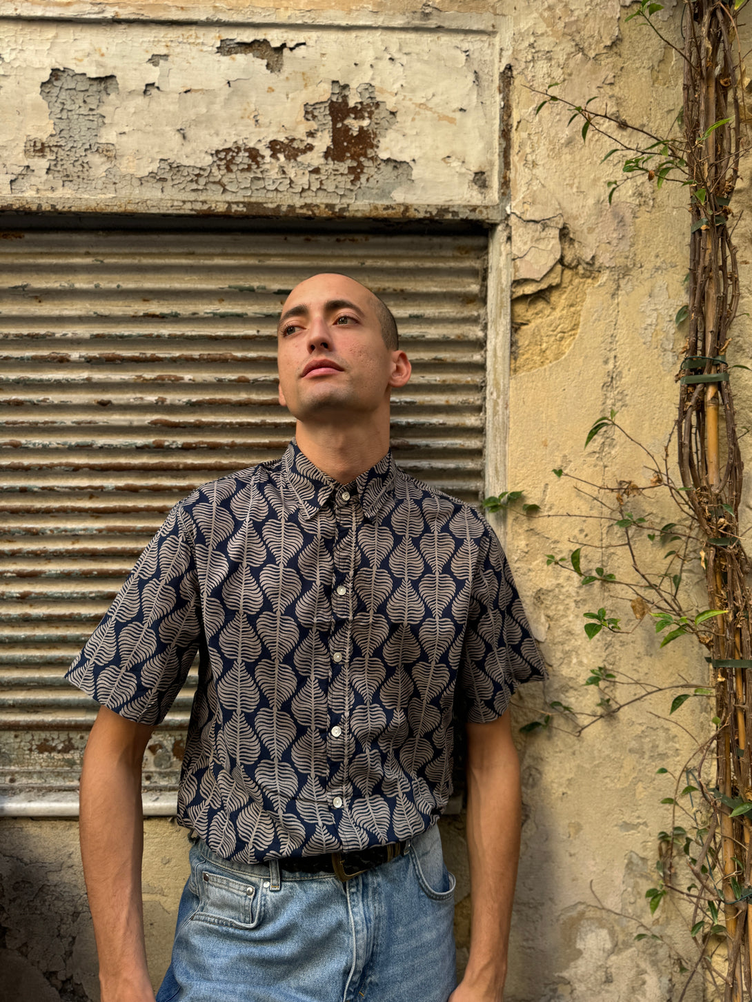 Camicia a maniche corte cotone Gaston-camicia-WhyY-Bijondo