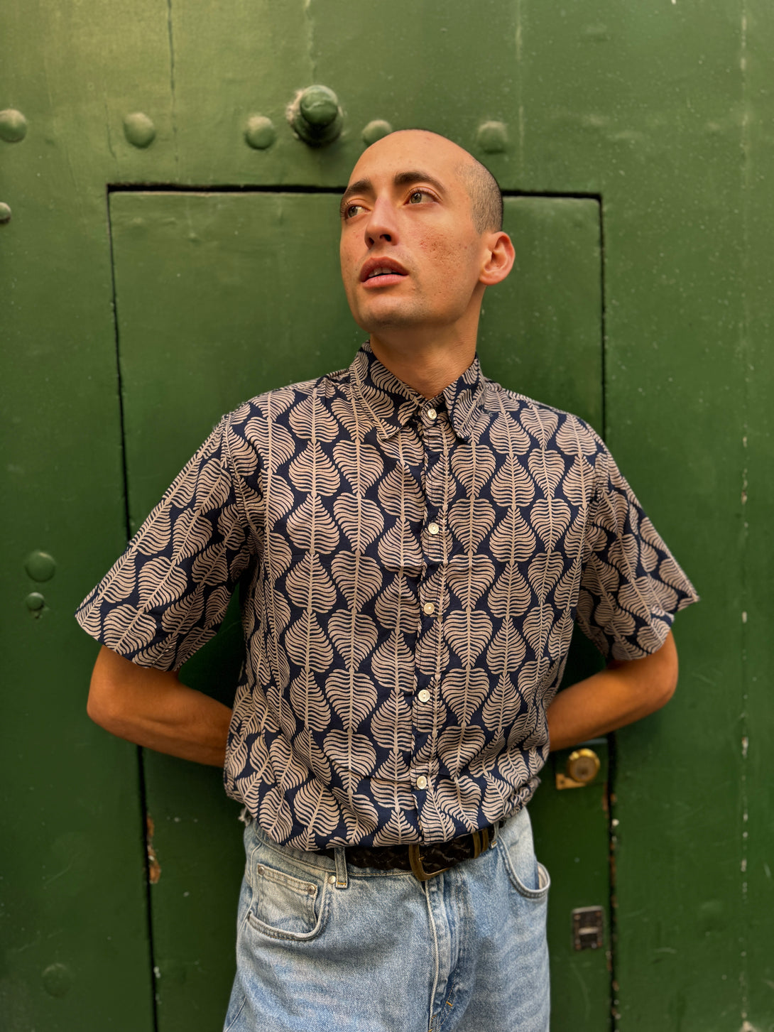 Camicia a maniche corte cotone Gaston-camicia-WhyY-Bijondo