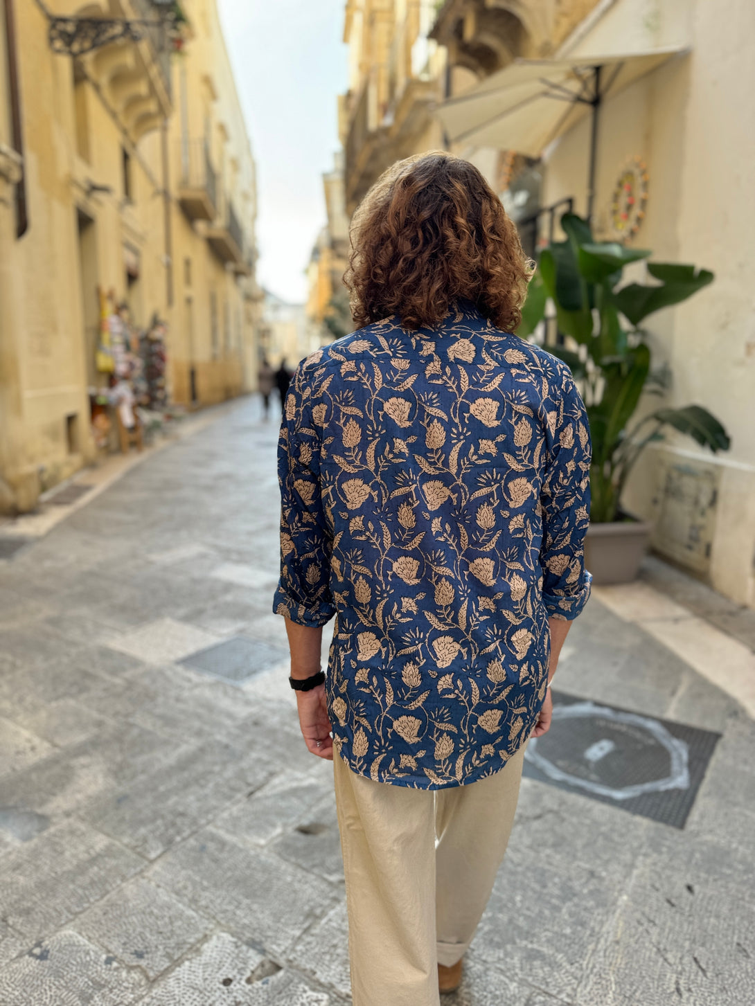 Camicia collo alla coreana cotone Marlon-camicia-WhyY-Bijondo