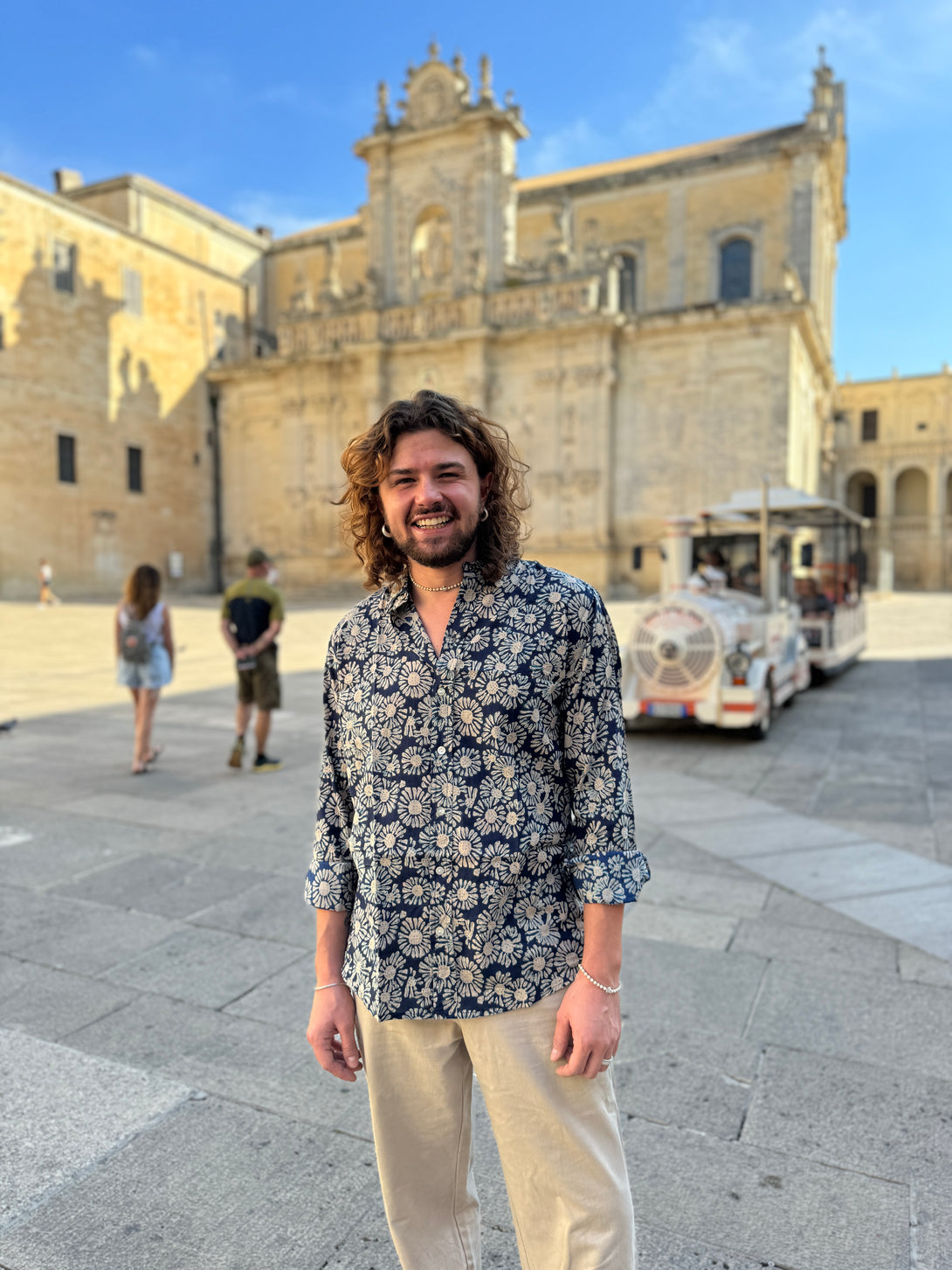 Camicia cotone Flowers-camicia-WhyY-Bijondo