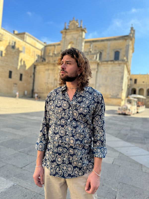 Camicia cotone Flowers-camicia-WhyY-Bijondo