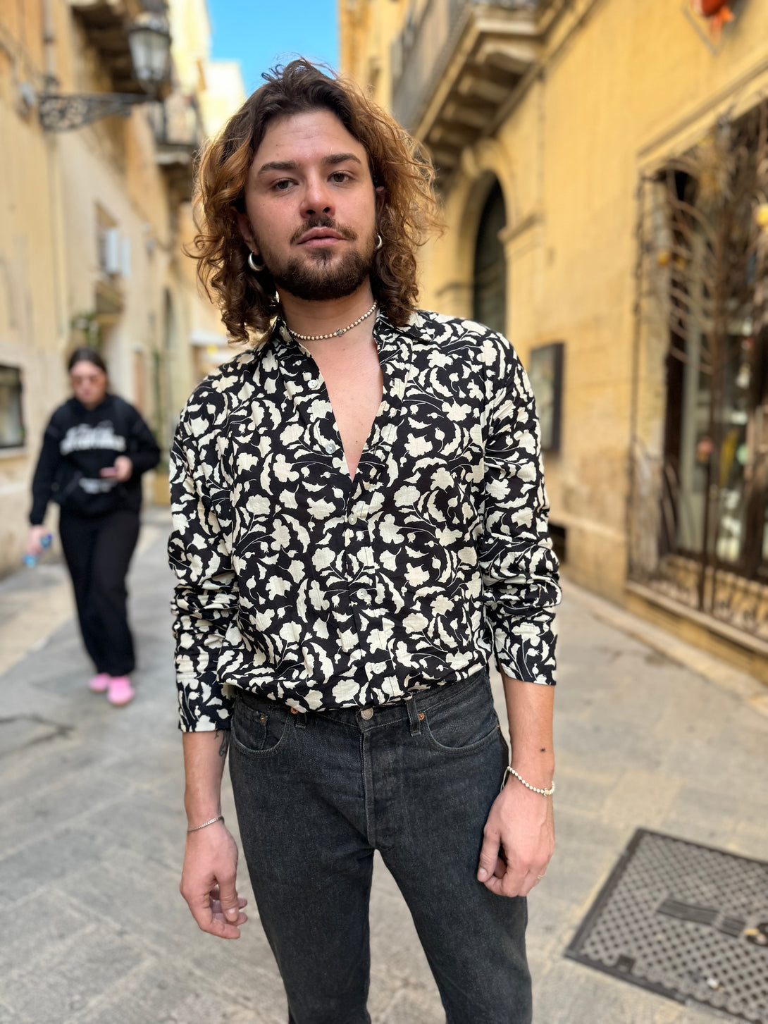 Camicia cotone Gingko-camicia-WhyY-Nero-S-Bijondo