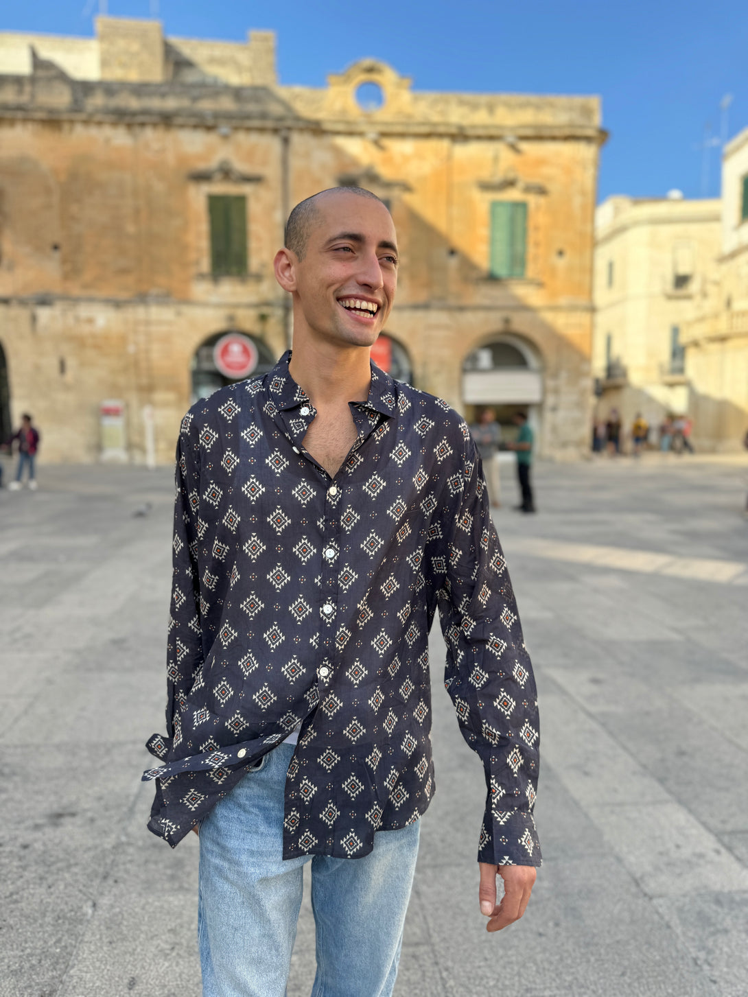 Camicia cotone Till-camicia-WhyY-Nero-S-Bijondo