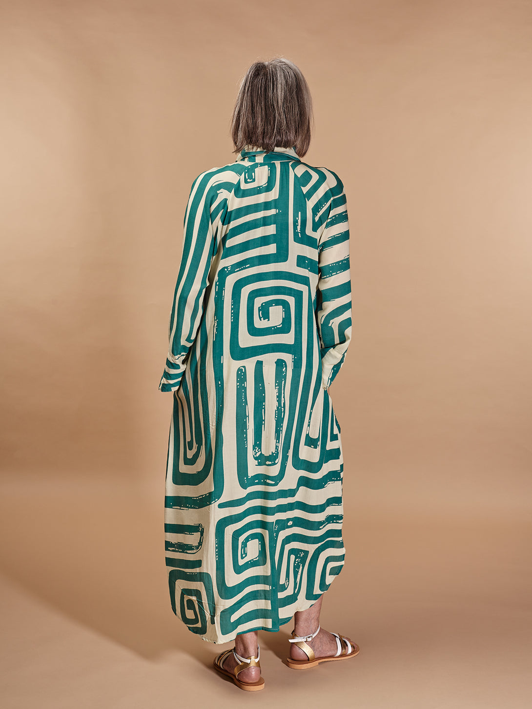 Camicione vestitio, viscosa Thea-vestito-Bijondo-Bijondo