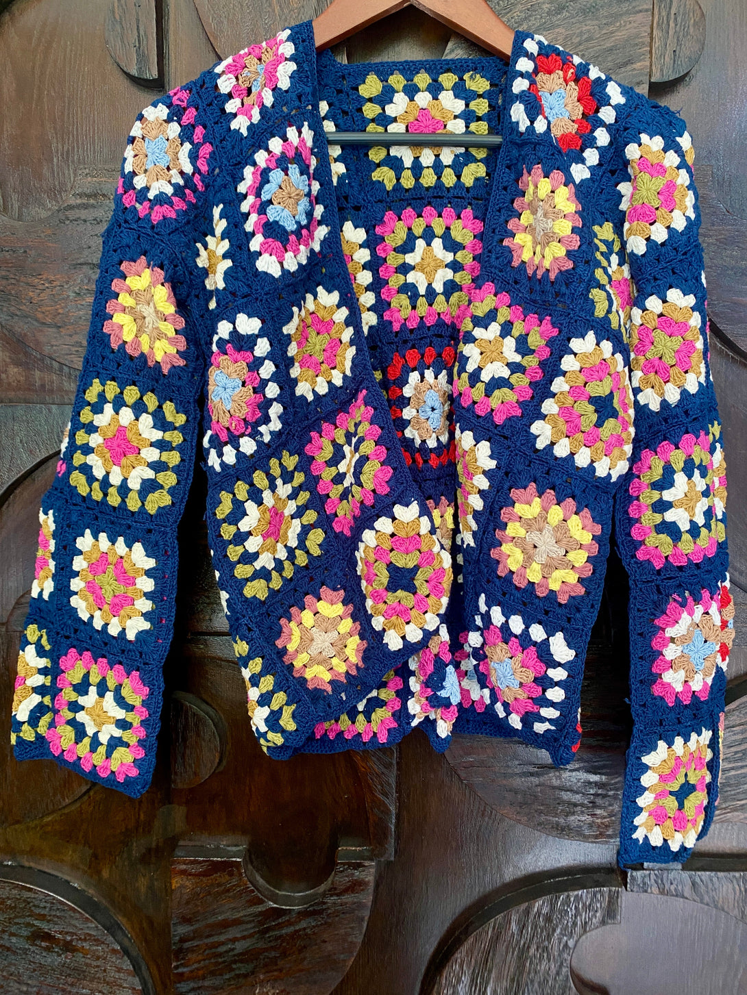 Cardigan Crochet Pattern Airi-fuchsia-taglia unica-Bijondo
