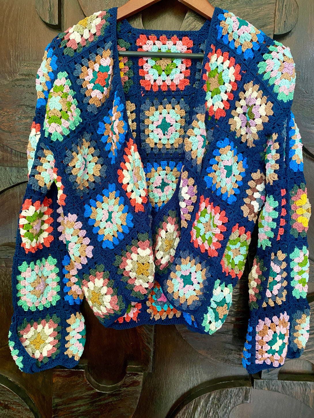 Cardigan Crochet Pattern Airi-bianco-taglia unica-Bijondo