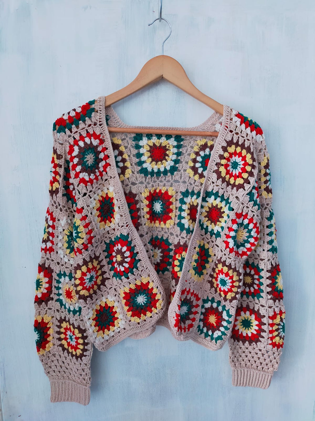 Cardigan Crochet Pattern Letizia-Cardigan-Bijondo-beige-S-M-Bijondo