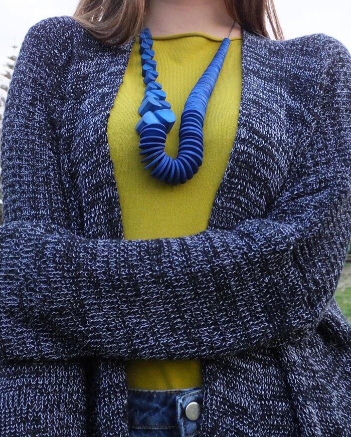 Cardigan Kate - nero glitter - Bijondo