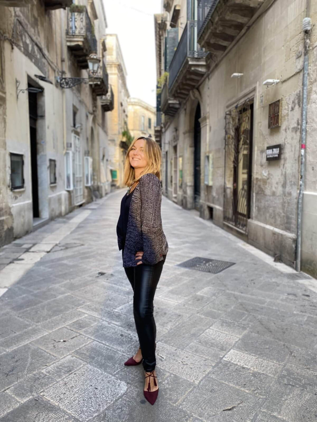 Cardigan Kate - nero glitter - Bijondo