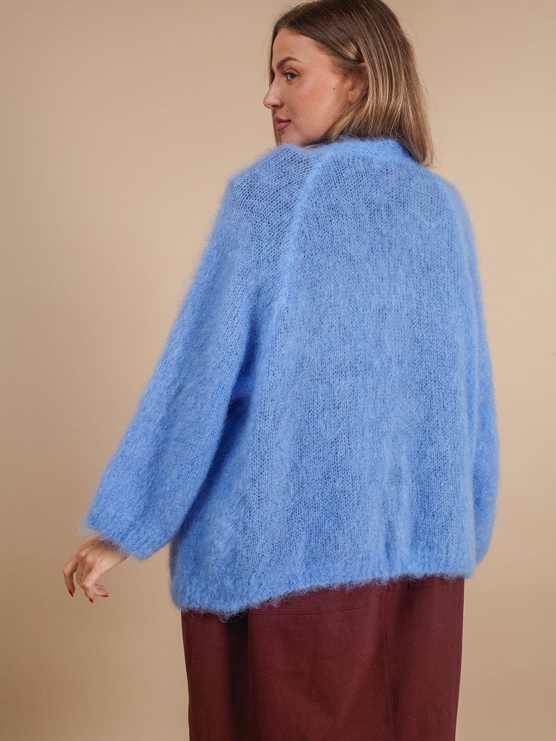 Cardigan aperto in Kid Mohair Artemisia-cardigan-Bijondo-Bijondo