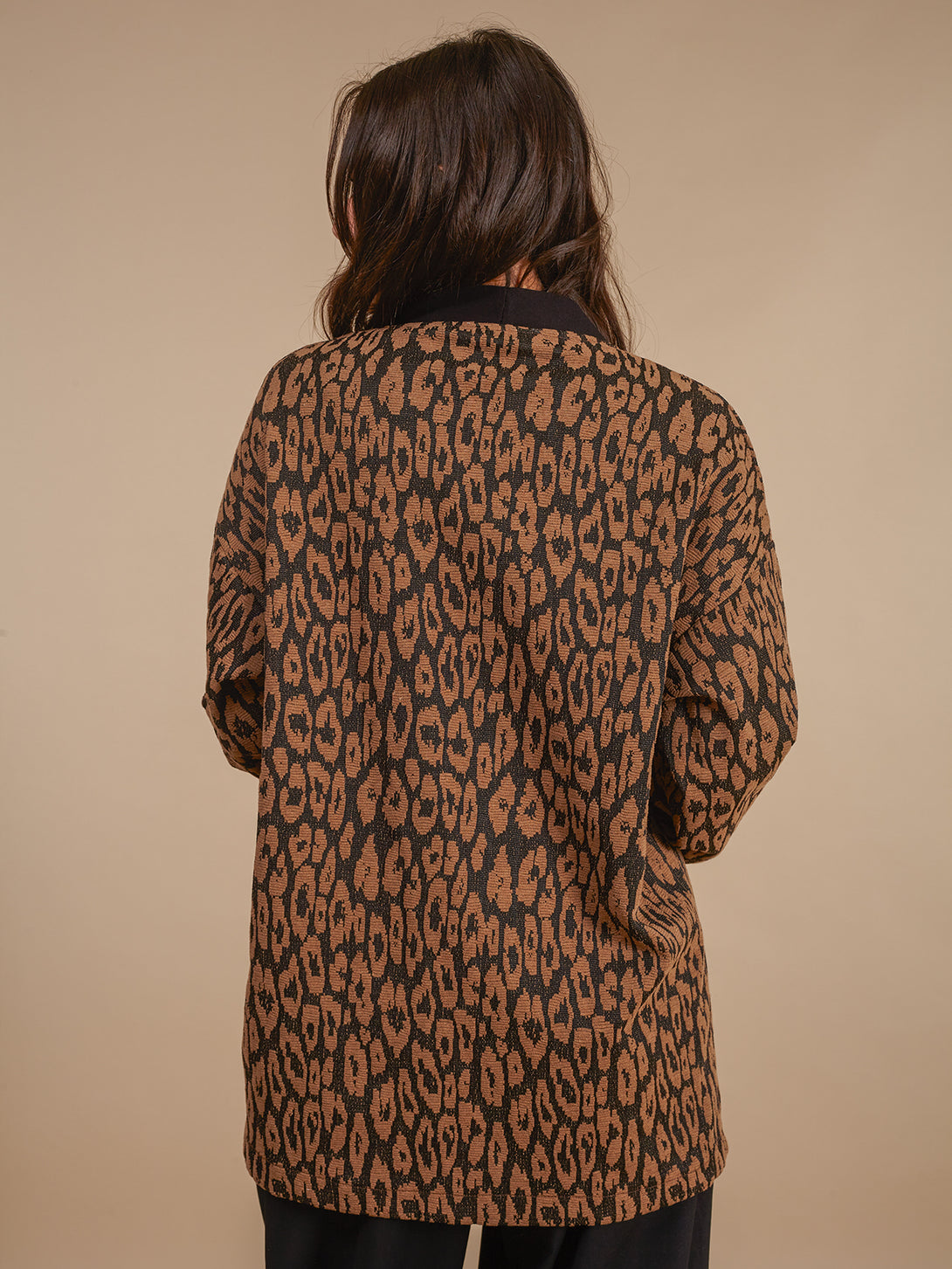 Cardigan oversize animalier Elora-cardigan-Bijondo-Bijondo