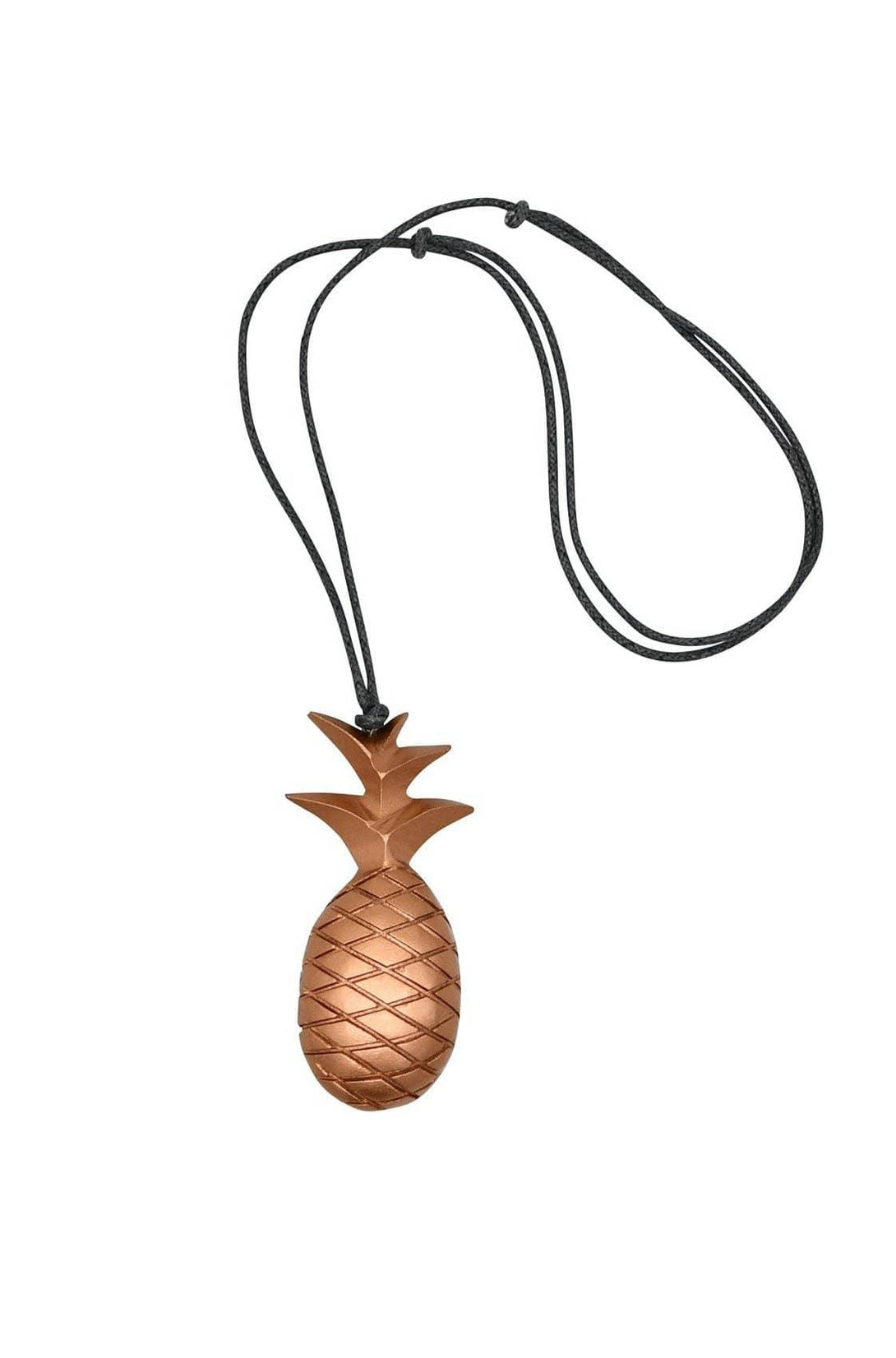 Collana Ananas Metallic legno - bronzo - Bijondo