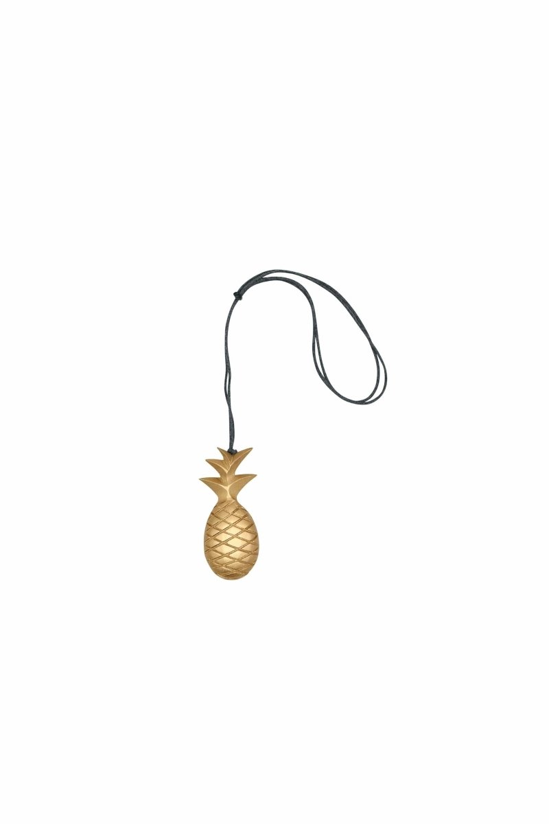 Collana Ananas Metallic legno - oro - Bijondo
