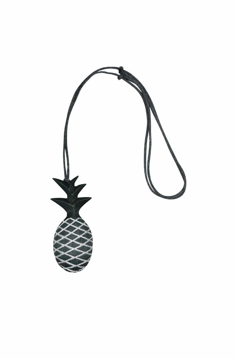 Collana Ananas legno - antracite - Bijondo