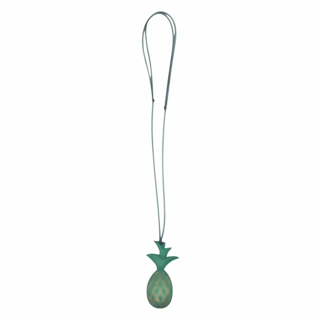 Collana Ananas legno - turchese - Bijondo