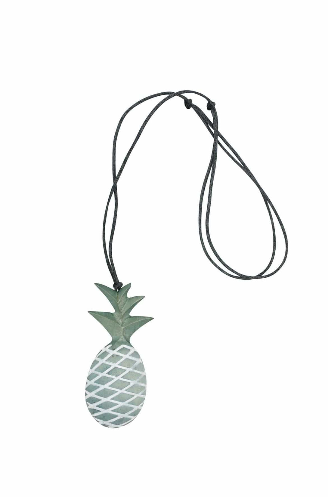 Collana Ananas legno - verde - Bijondo