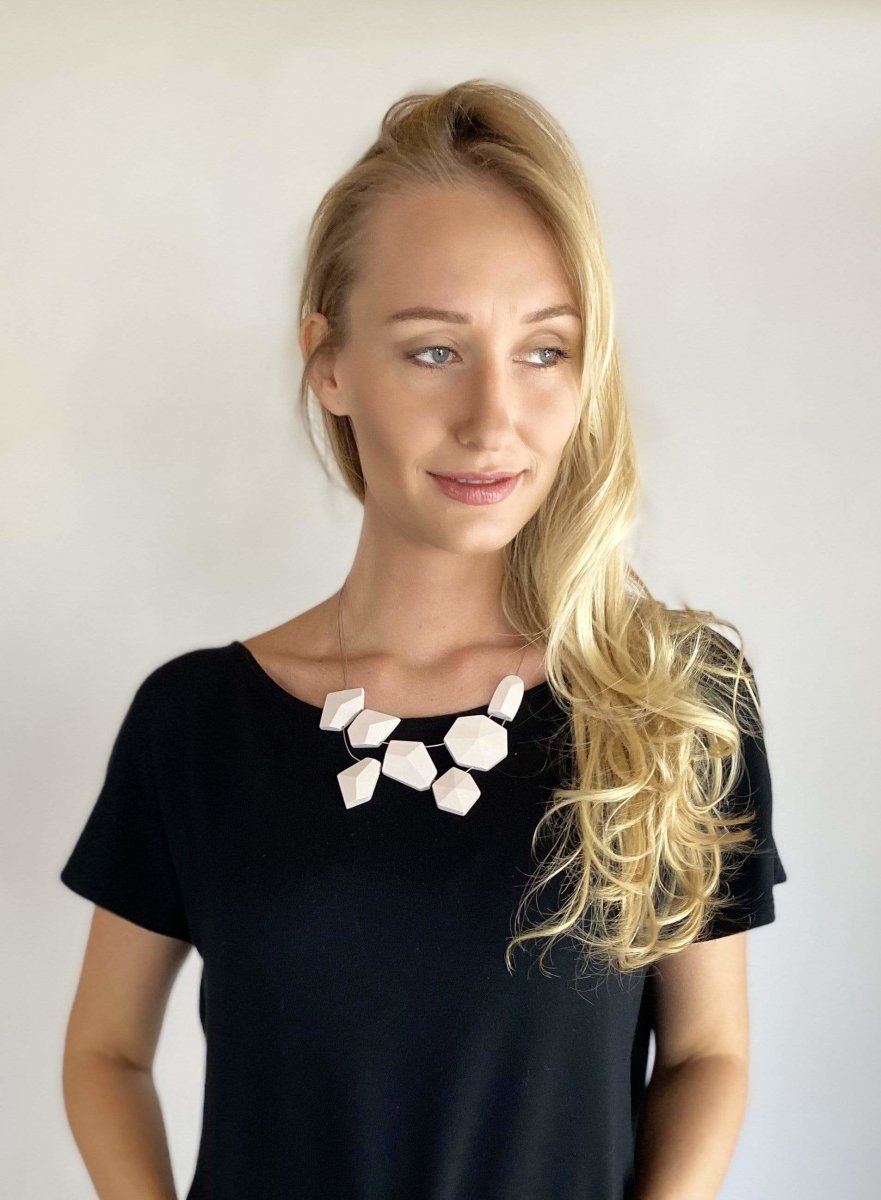 Collana Angola - blu polvere - Bijondo