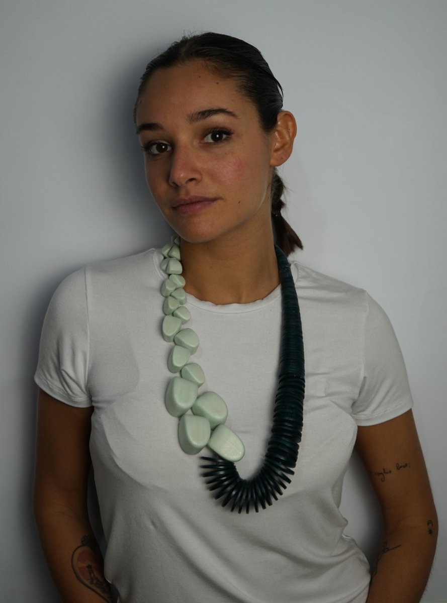 Collana Argentina Big - menta - Bijondo