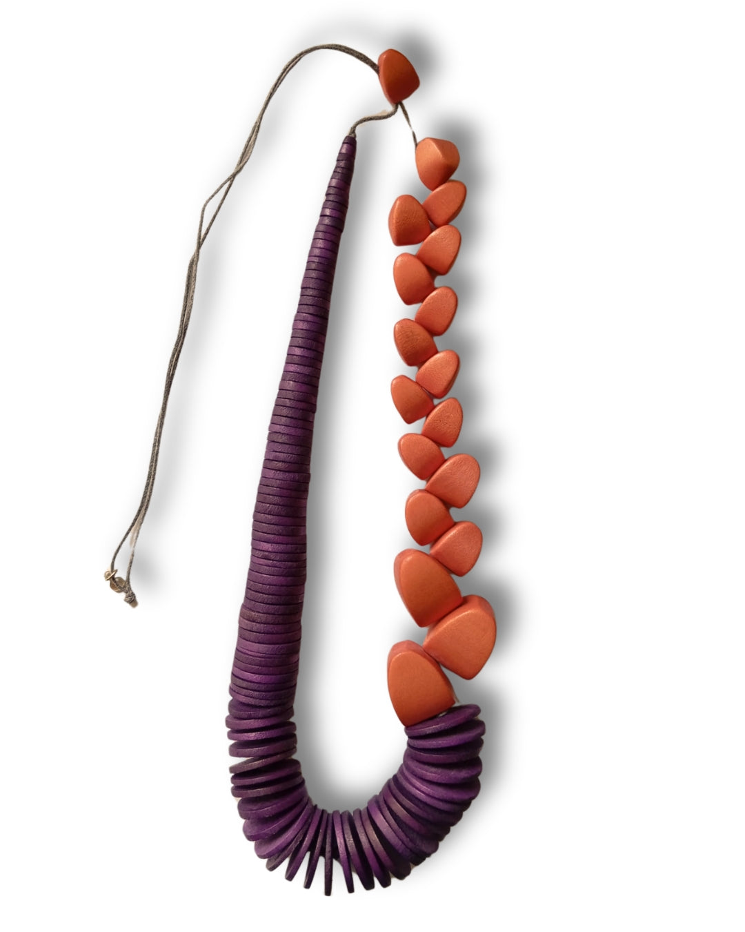 Collana Argentina legno regolabile-collana-Bijondo-Viola-Bijondo