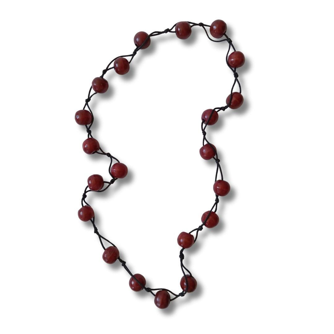 Collana Bonbon legno-collana-Bijondo-Bordeaux-Bijondo