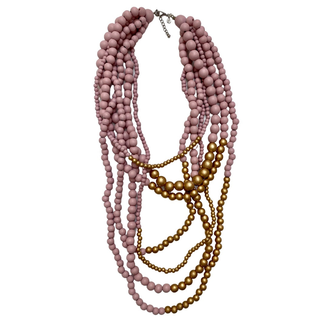 Collana Brasile Metallic-cipria-Bijondo