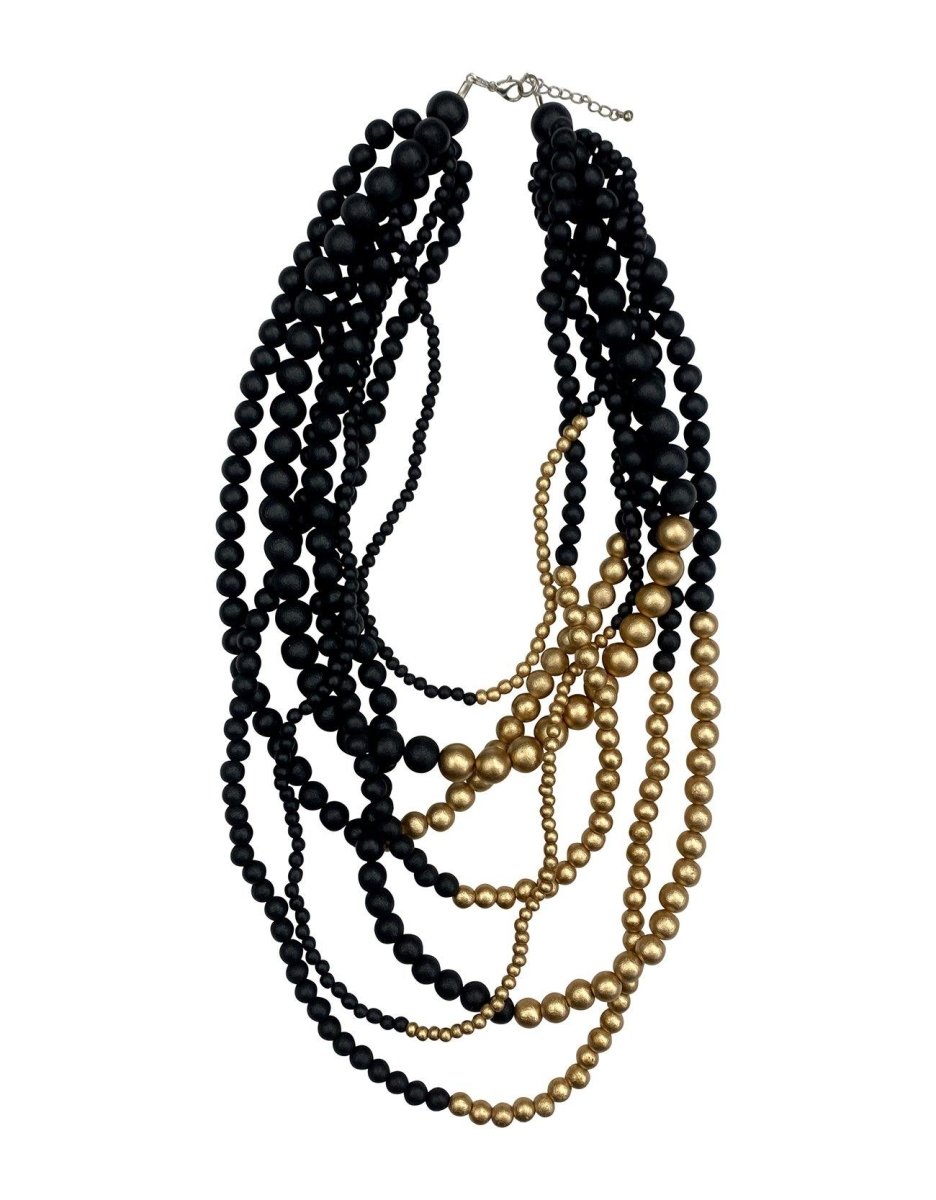 Collana Brasile Metallic - nero - Bijondo