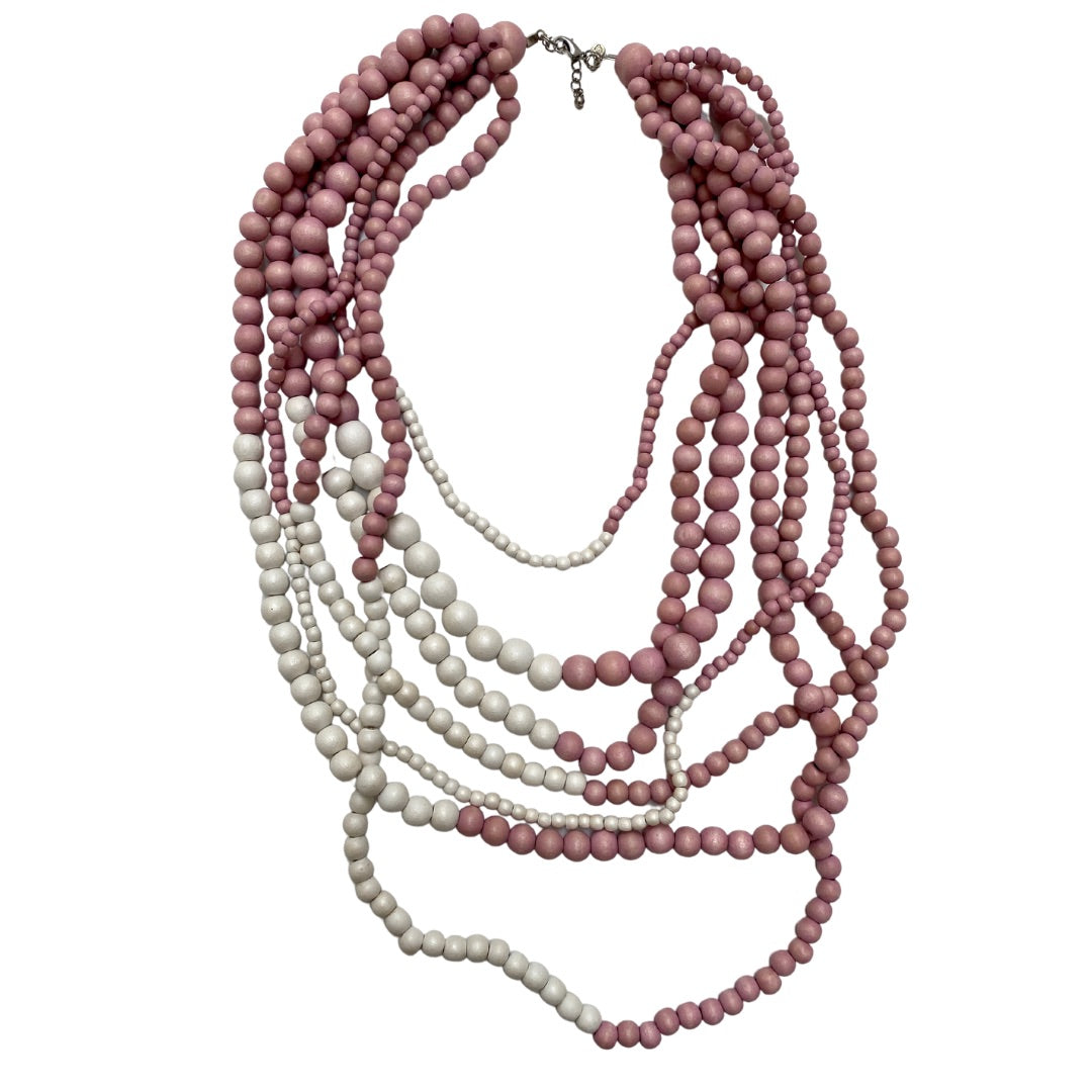 Collana Brasile Metallic-rosa barbie-Bijondo