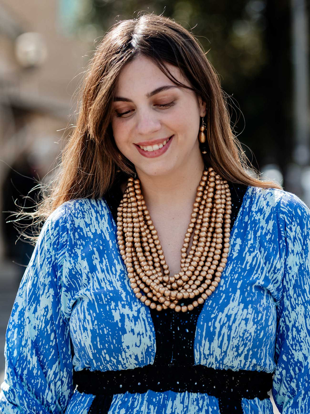 Collana Croazia legno e cuoio metallic-collana-EW-Bijondo