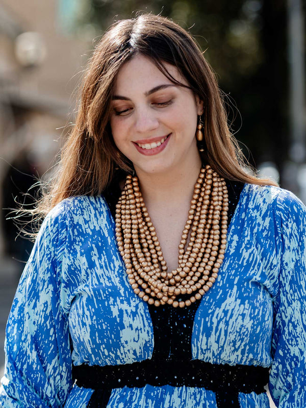 Collana Croazia legno e cuoio metallic-collana-EW-Bijondo