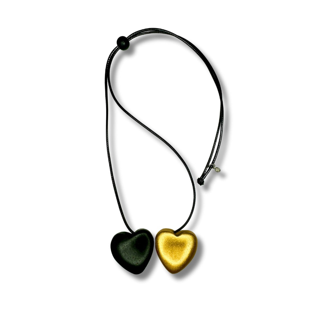 Collana Cuori Metallic-collana-Bijondo-Oro-Bijondo